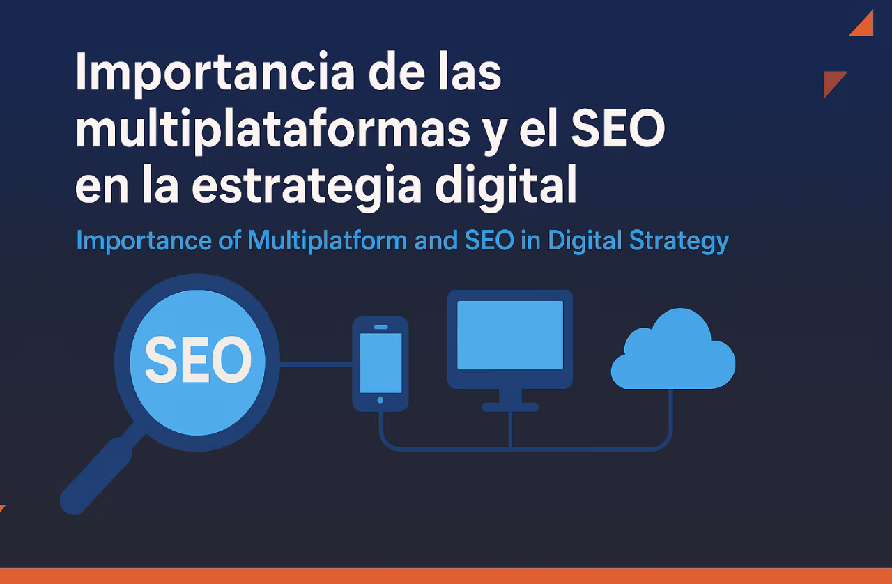 Importancia de las multiplataformas y el SEO en la estrategia digital.